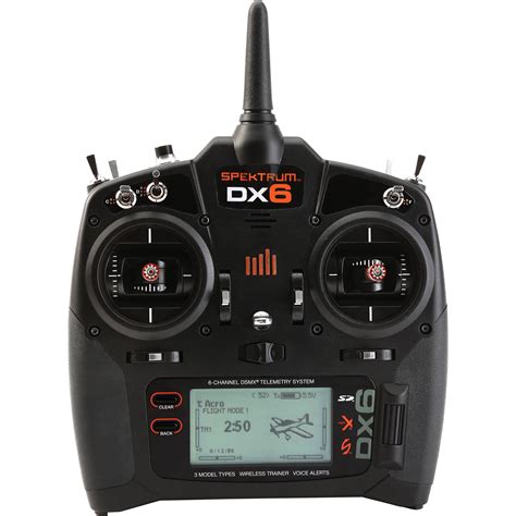 Spektrum DX6 6-Channel DSMX Transmitter for RC Aircraft SPMR6750