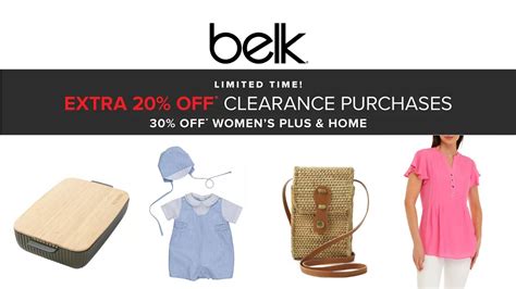 Belk Coupon | 20% Off Clearance Purchases :: Southern Savers