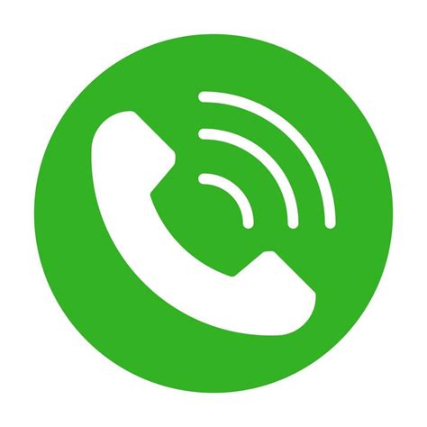 Green telephone icon, telephone icon ai format 17732782 Vector Art at ...