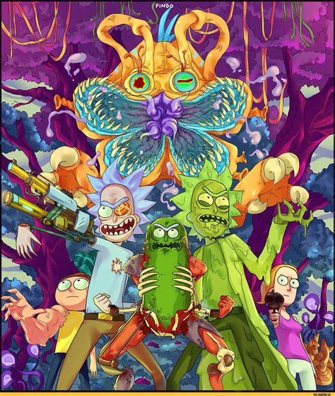 Rick And Morty Wallpaper 300X300 Rick and morty free vector free ...