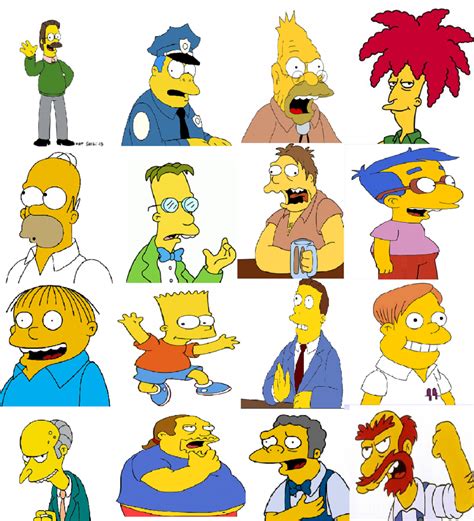 Simpsons Characters Wallpaper - WallpaperSafari