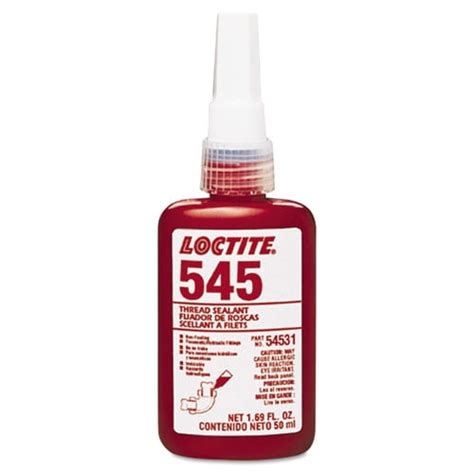 545™ Thread Sealant, Hydraulic/Pneumatic Fittings, 10 Ml Bottle, Purple ...