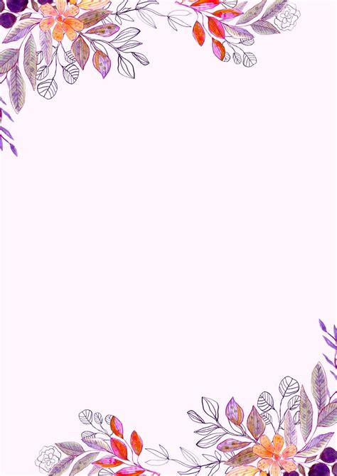 345 Flower Background Outline Design Images - MyWeb