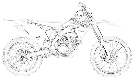 Printable Dirt Bike Coloring Pages