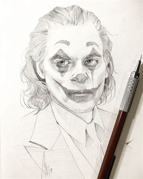 Joker - #joker - Joker Artwork Sketch of Joker by Courtney McCarty of ...