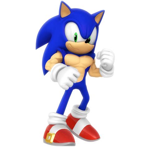 Buff Sonic Render by Nibroc-Rock on DeviantArt