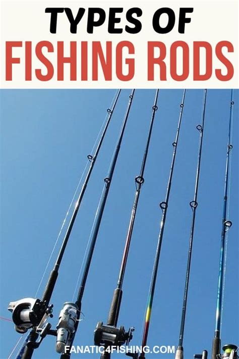 Types of Fishing Rods - Fanatic4Fishing