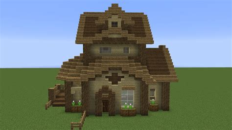 Quick Wooden Minecraft House! - YouTube