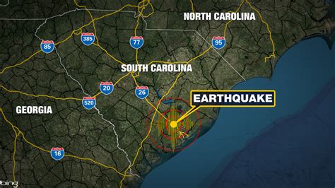 Small earthquakes shake South Carolina's Lowcountry