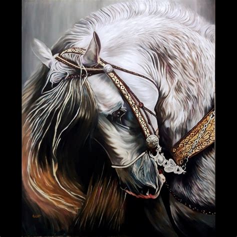 Horse Art- Horse Head Painting- Oil Painting On Canvas Painting ...