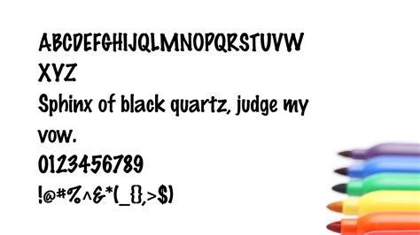 Marker Felt Font Free Download