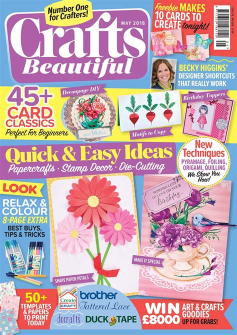 Crafts Beautiful Magazine - May-18 Subscriptions | Pocketmags