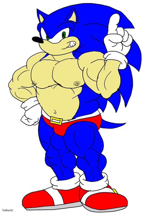 Sonic the hedgehog buff by TutRex92 on DeviantArt