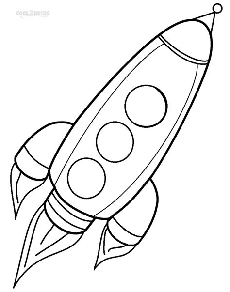 Printable Rocket Ship Coloring Pages For Kids | Cool2bKids