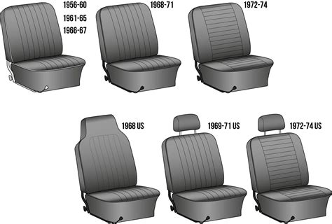 VW Karmann Ghia Seats