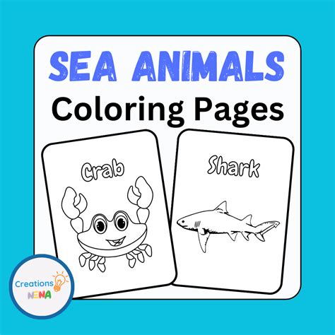 Sea Animals Coloring Pages | Made By Teachers