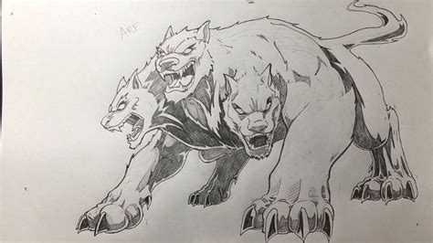 20 Easy Cerberus Drawing Ideas - How To Draw Cerberus