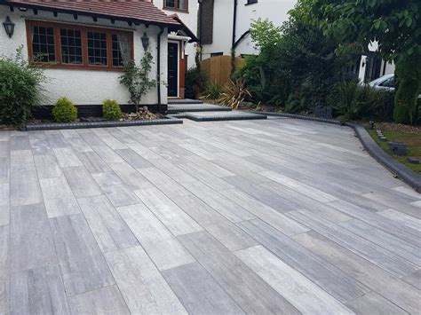 Stunning Porcelain Tile Driveway | Beach house exterior, House exterior ...