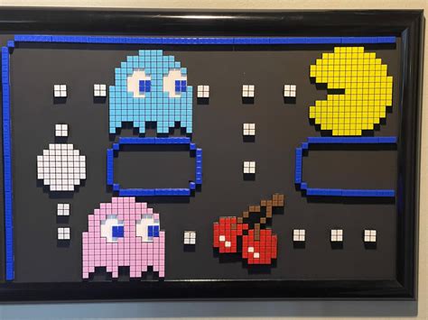 Pac Man Pixel Art - Etsy