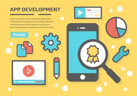 Free App Development Vector Background 111250 Vector Art at Vecteezy