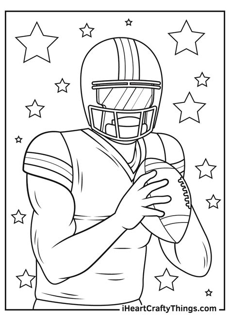 Tiger Football Coloring Pages