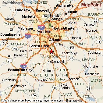 Where is Morrow, Georgia? see area map & more