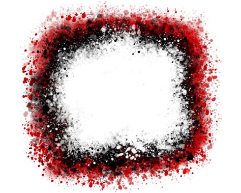 Background Paint Splatter Black Red White Splash Frame - Etsy