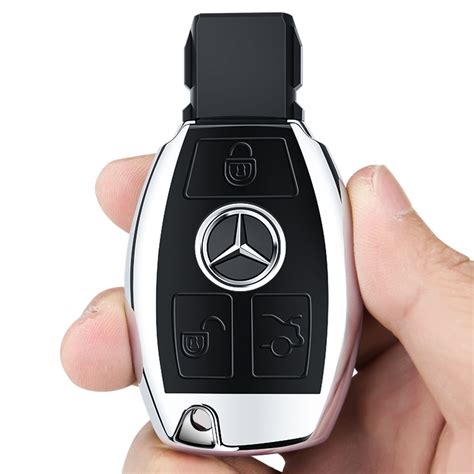 COVELL For Mercedes Benz Key Fob Cover, Premium Soft TPU 360 Degree ...