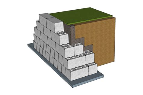 Concrete Interlocking Block Retaining Wall Design