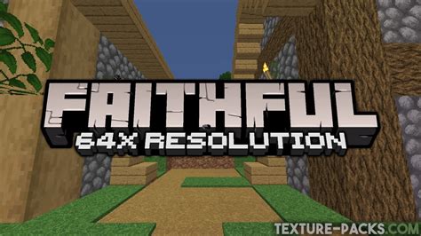 Faithful 64x Texture Pack 1.21, 1.21.4, 1.21.3 → 1.20 - Download