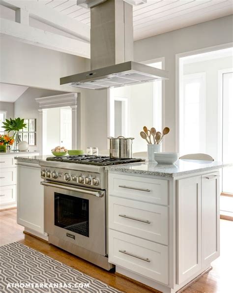 Nice Oven Range In Kitchen Island With Garbage