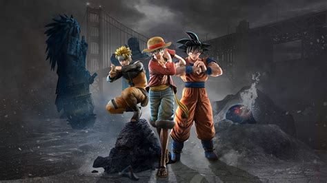 Jump Force Goku Naruto Luffy Ultra Hd Desktop Background Wallpaper ...