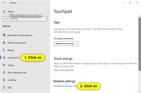 Enable or Disable Double Tap to Enable or Disable Touchpad in Windows ...