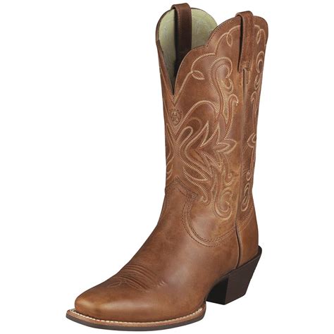 Women's Ariat® 11" Legend Cowboy Boots, Russet - 282499, Cowboy ...