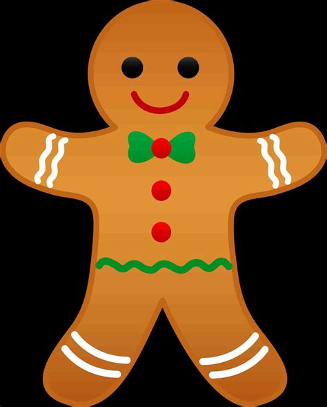 Christmas Gingerbread Man Clipart at GetDrawings | Free download