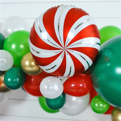 Candy Cane Balloon 18 Peppermint Balloon, Onederland Party, Pastel ...