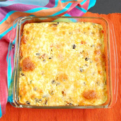 Southwestern Cauliflower Rice Casserole {Gluten-Free, Vegetarian}