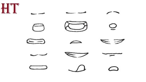 How To Draw Easy Anime Mouth