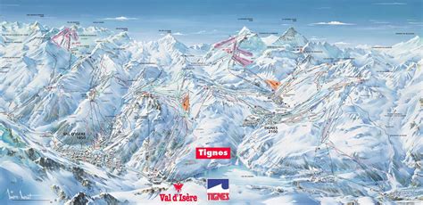 Val d'Isere Skimap - Freeride