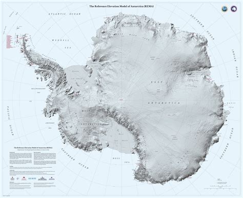 New High-Resolution Map of Antarctica Unveiled | Geography, Geoscience ...