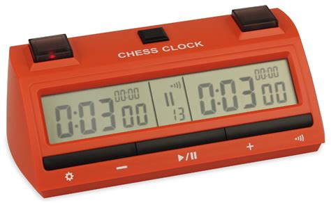 The Chess Store Tournament Digital Chess Clock - Red - The Chess Store