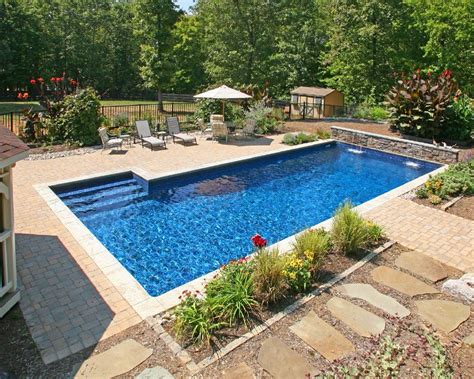 Inground Pools | Backyard pool landscaping, Inground pool designs ...