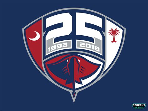 South Carolina Stingrays 25th Anniversary Logo by Brooks Freeman on ...