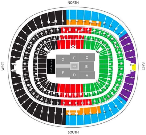 Seating chart for AEW All In at Wembley Stadium in London - Gerweck.net