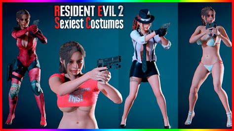 Resident Evil 2 Sexiest Costumes Mods - YouTube