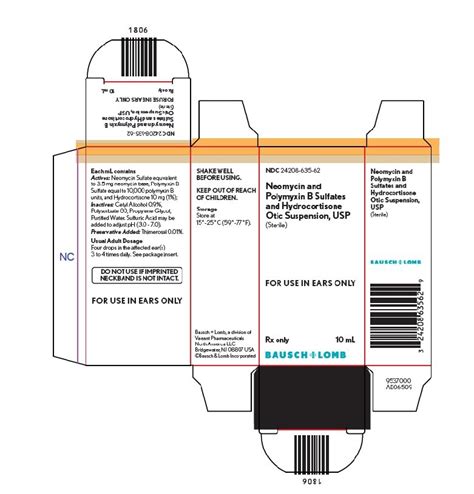 Neomycin, Polymyxin, Hydrocortisone Ear Drops - FDA prescribing ...