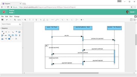 Sequence Diagram Online Generator Online Shopping (uml Seque