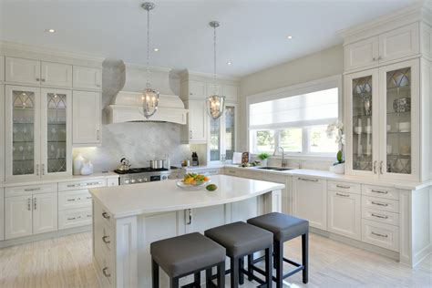 Captivating Transitional White Kitchen - Transitional - Kitchen ...