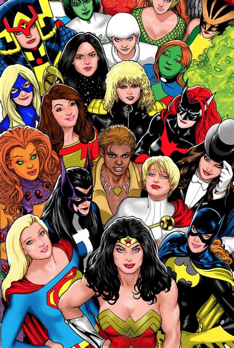 POPULAR FEMALE COMIC BOOK CHARACTERS FROM MARVEL AND DC - Comic Book ...