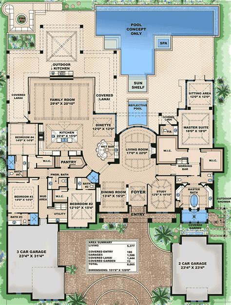 Plan 66322WE: Luxury Home Plan with Impressive Features | Luxury house ...